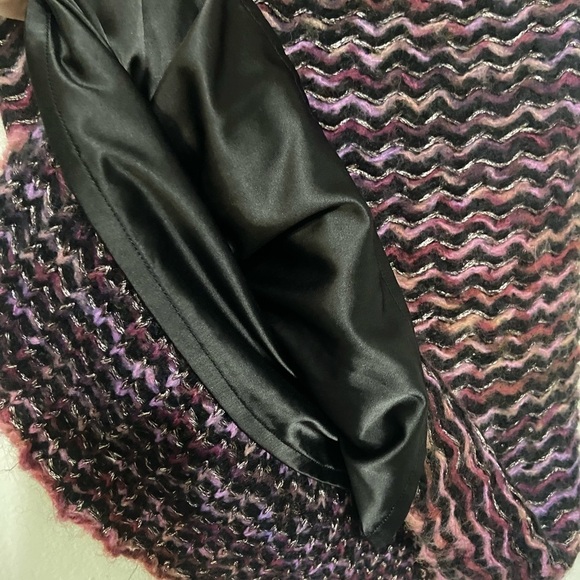 Anthropologie Knitted & Knotted Violet Vibrations mohair wool skirt size 6 EUC - Picture 2 of 11